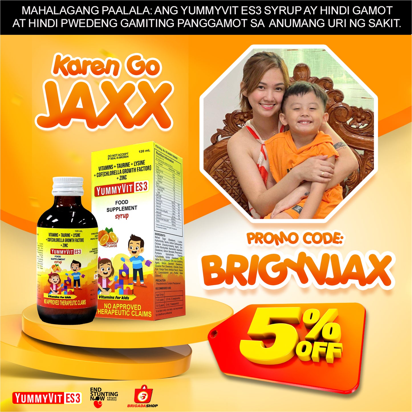 YummyVit (Karen Go & Jaxx 5% Discount)
