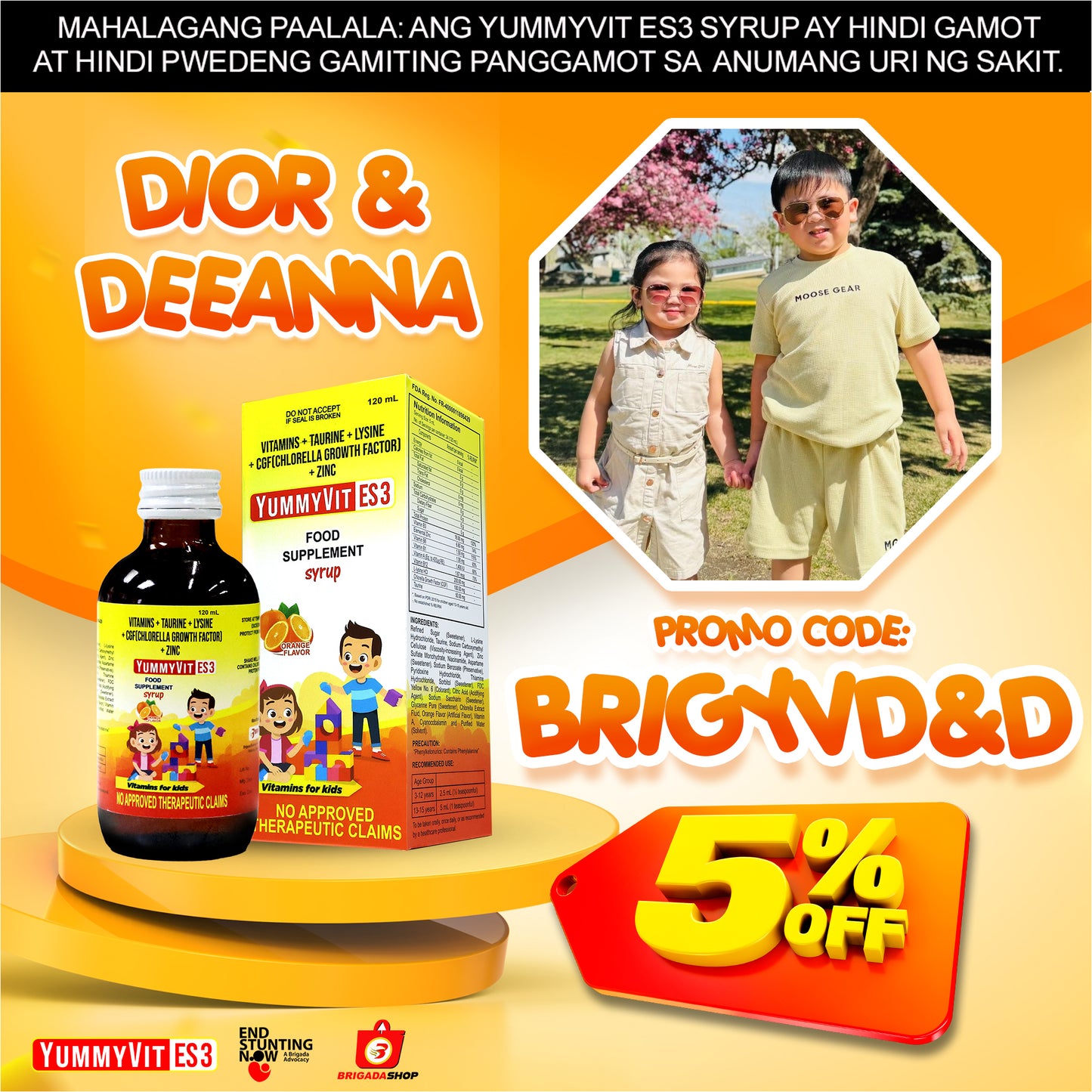 YummyVit (Dior and Deeanna 5% Discount)