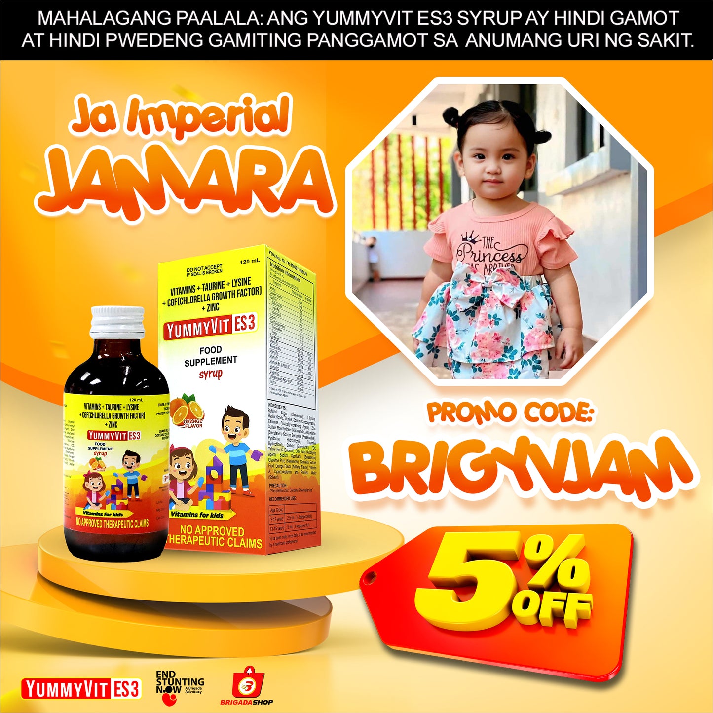 YummyVit (Ja Imperial Jamara 5% Discount)