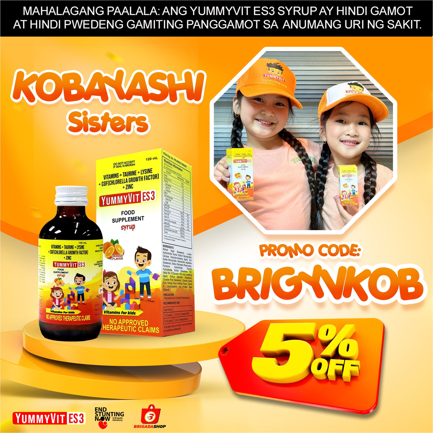 YummyVit (Kobayashi Sisters 5% Discount)
