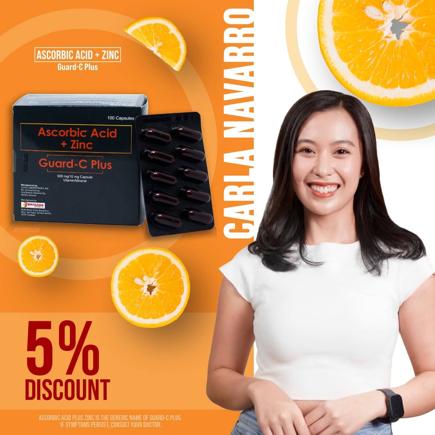 Guard-C Plus Ascorbic Acid + Zinc (CARLA NAVARRO 5% Discount)