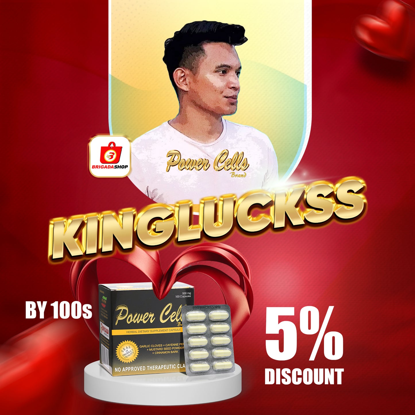 Power Cells Herbal Capsule ( Kingluckss 5% Discount)