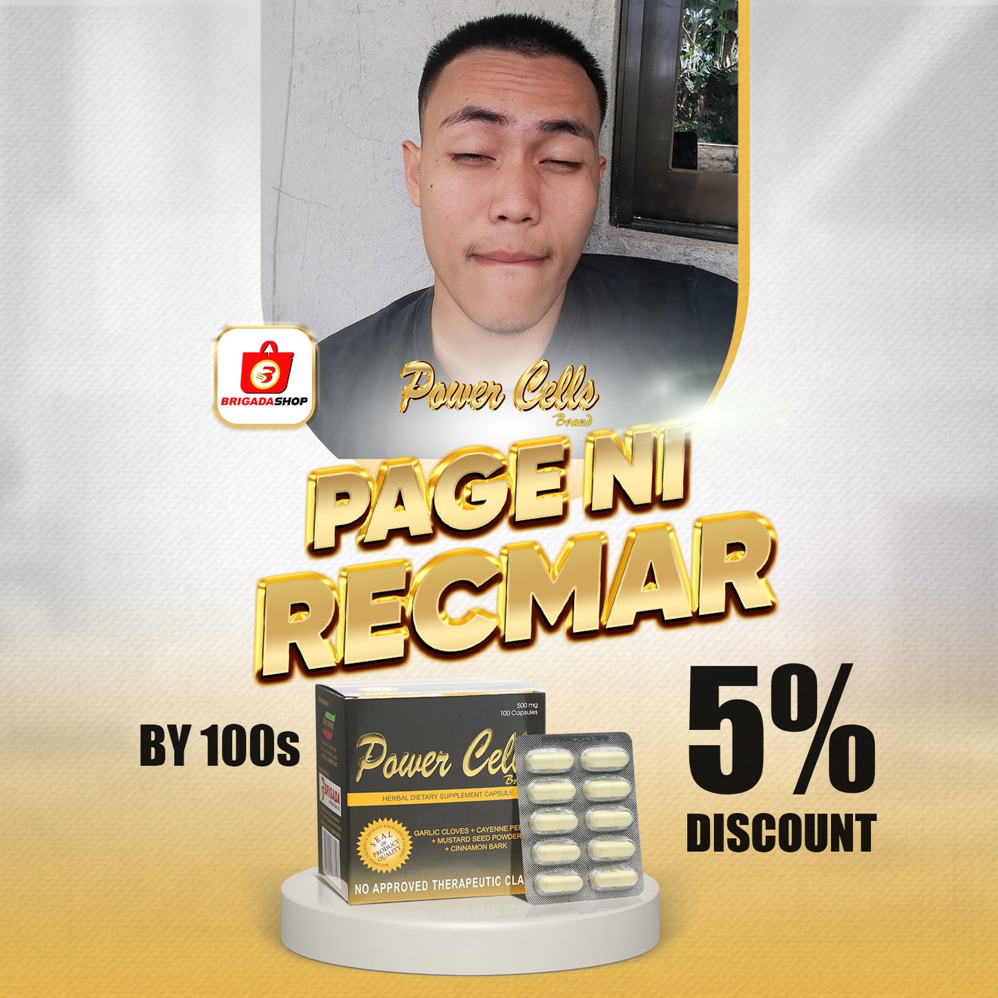 Power Cells Herbal Capsule (Page Ni Recmar 5% Discount)
