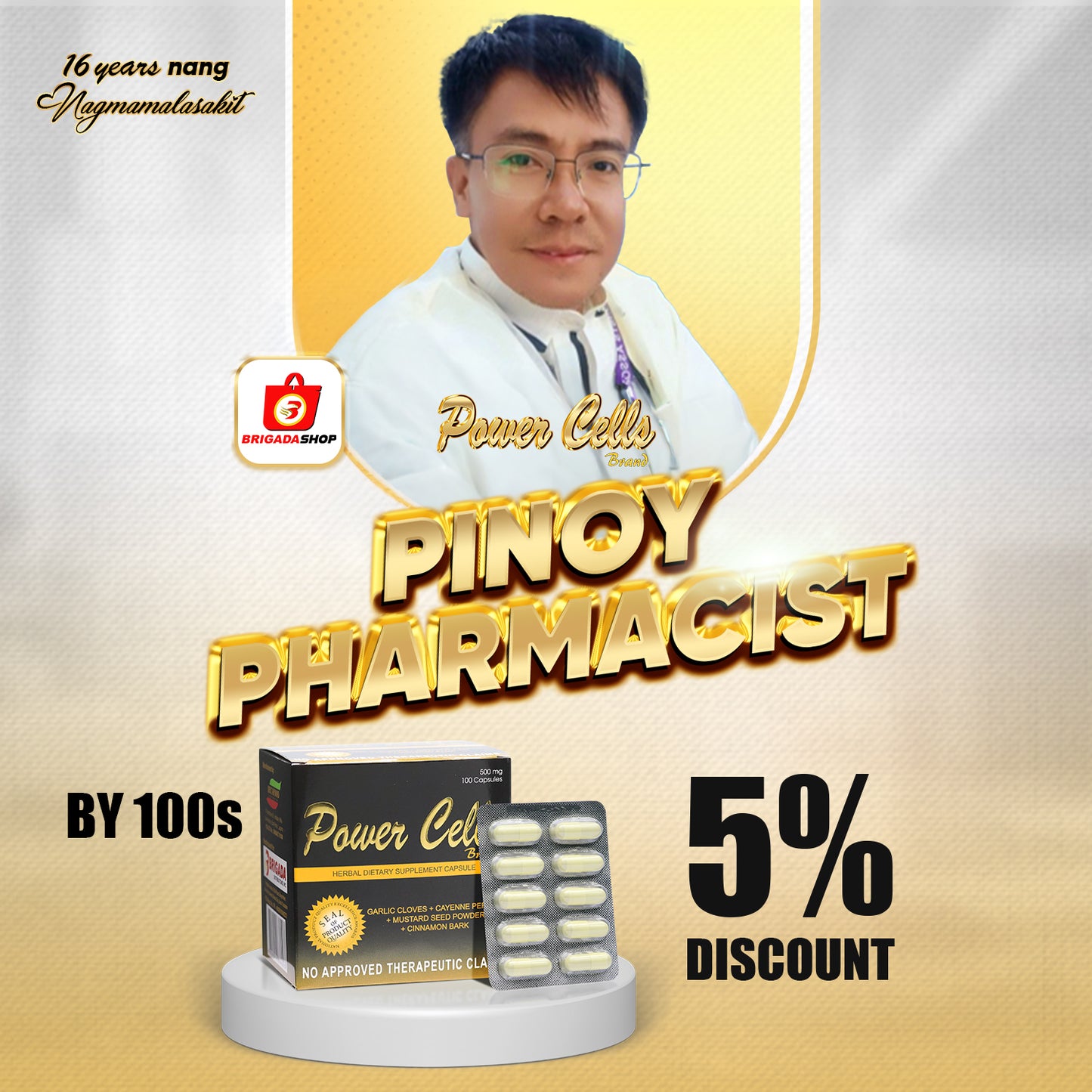 Power Cells Herbal Capsule (Pinoy Pharmacist 5% Discount)