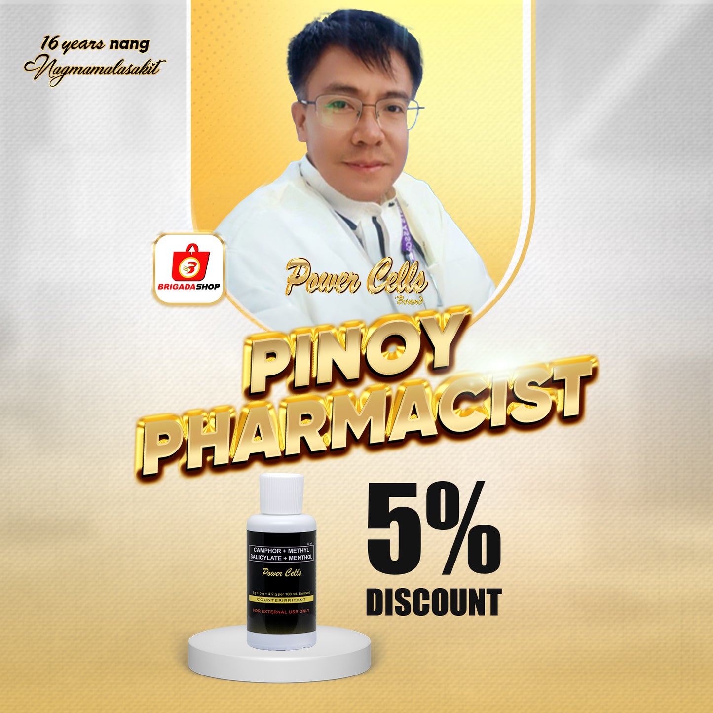 Power Cells Liniment (Pinoy Pharmacist 5% Discount)