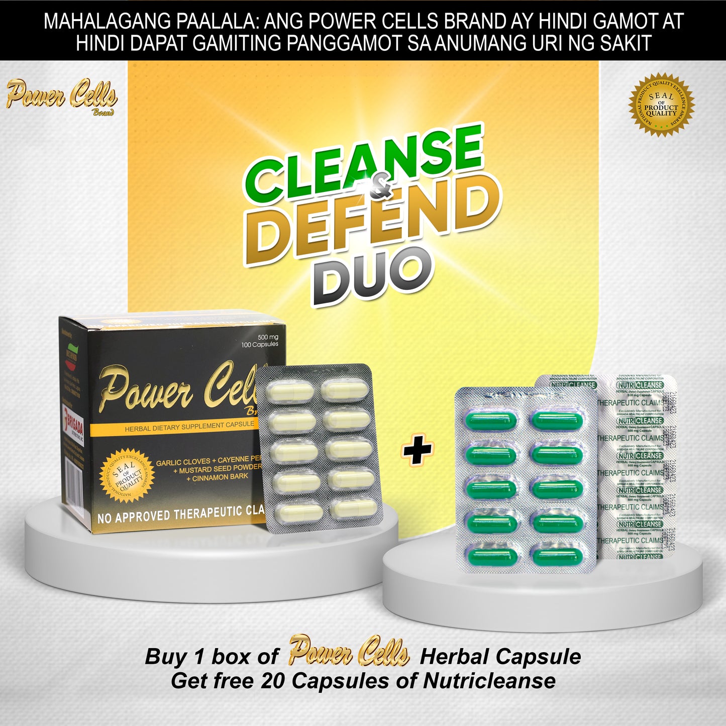 CLEANSE & DEFEND DUO