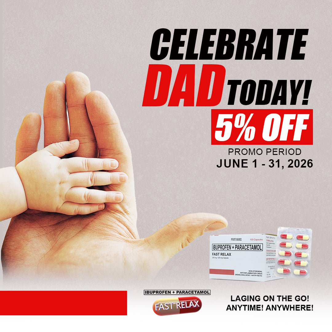 Fast Relax Ibuprofen + Paracetamol (Father's Day 5% Discount)