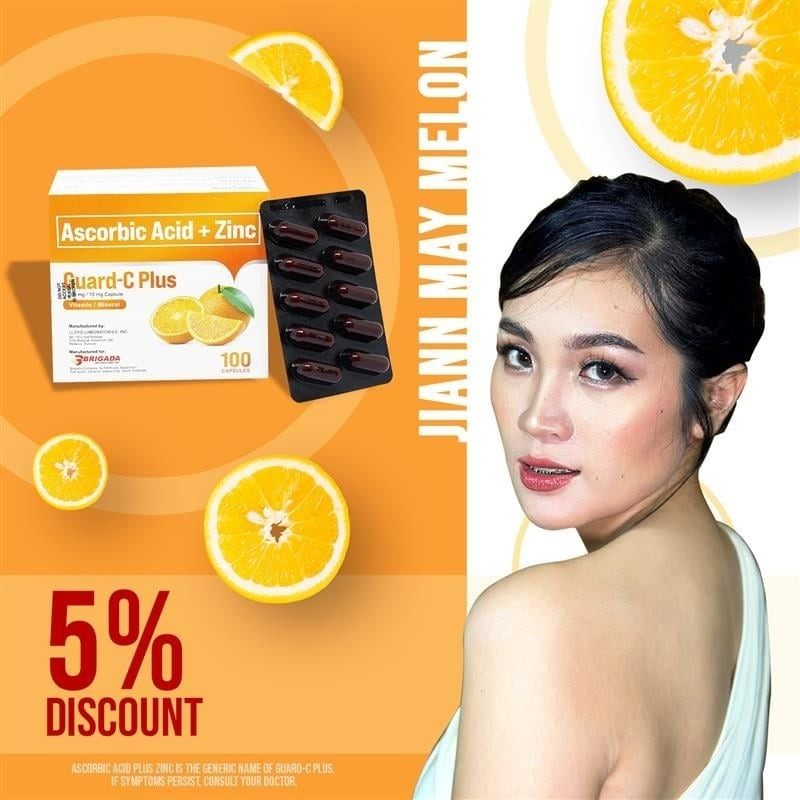 Guard-C Plus Ascorbic Acid + Zinc (Jiann May Melon 5% Discount)