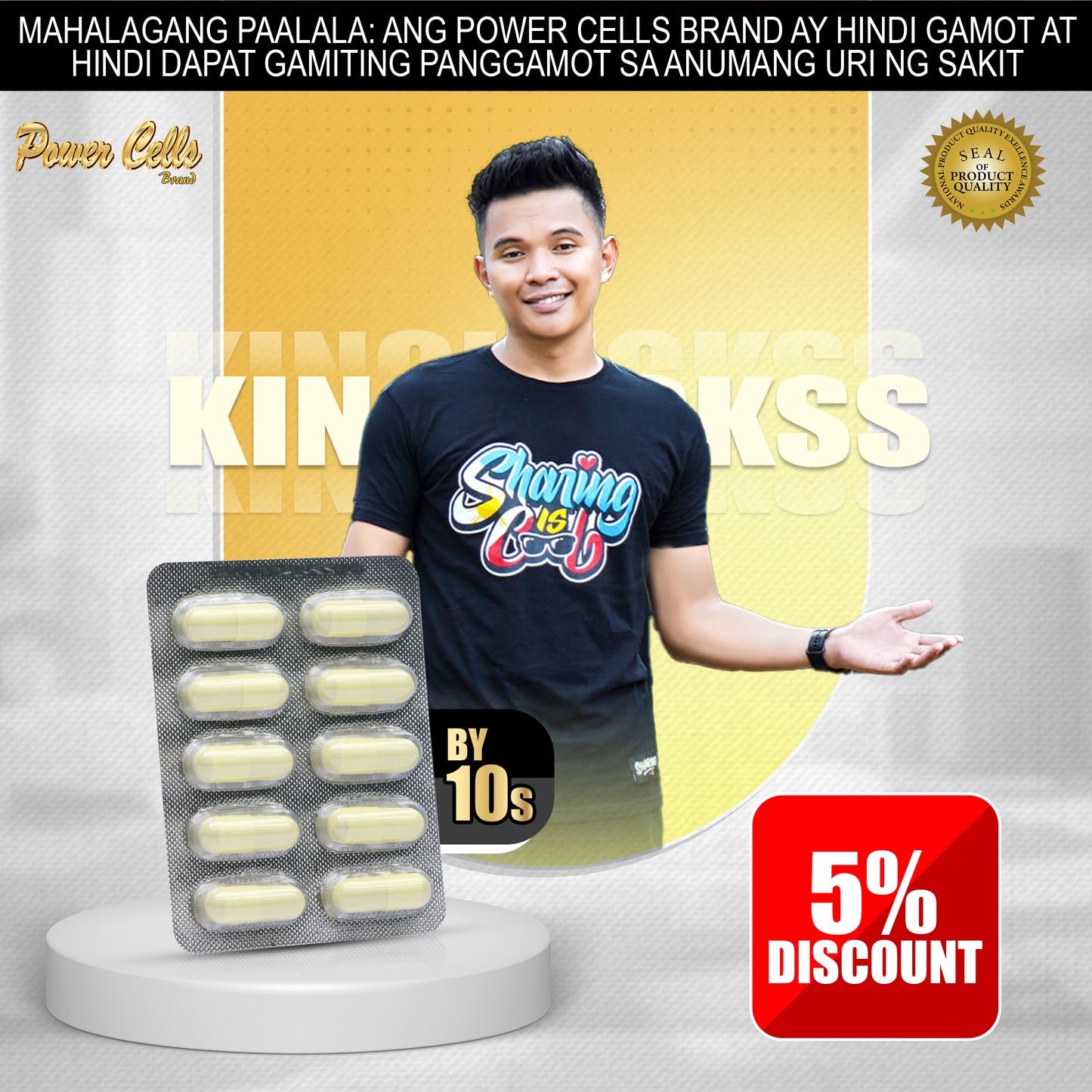 Power Cells Herbal Capsule ( Kingluckss 5% Discount)