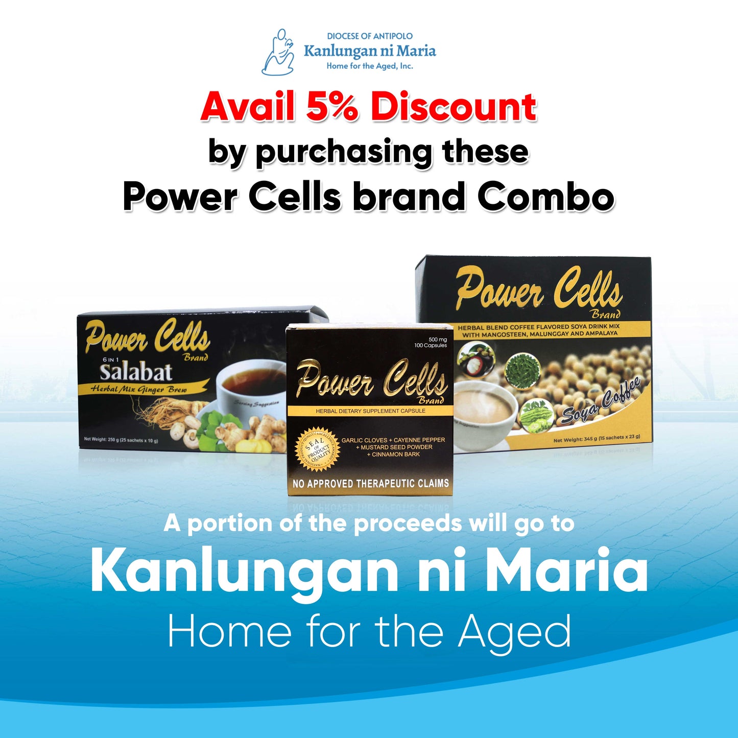 COMPASSION & CARE BUNDLE (BUY 1 BOX PC CAPSULE, PC SALABAT, PC SOYA COFFEE GET 5% DISCOUNT)