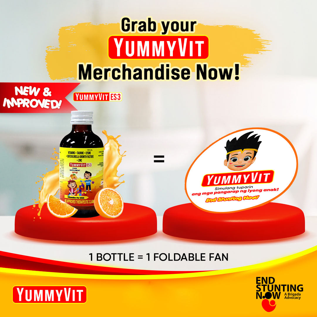 YummyVit ES3 120ml Buy 1 Get 1 Fan