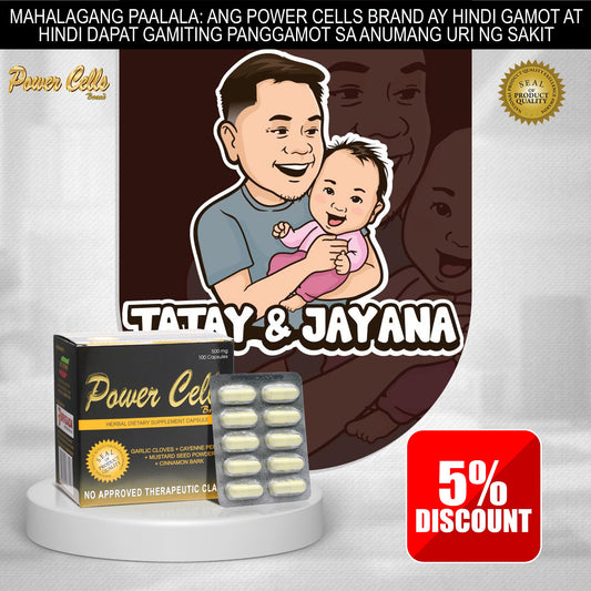 Power Cells Herbal Capsule (Tatay & JayAna 5% Discount)