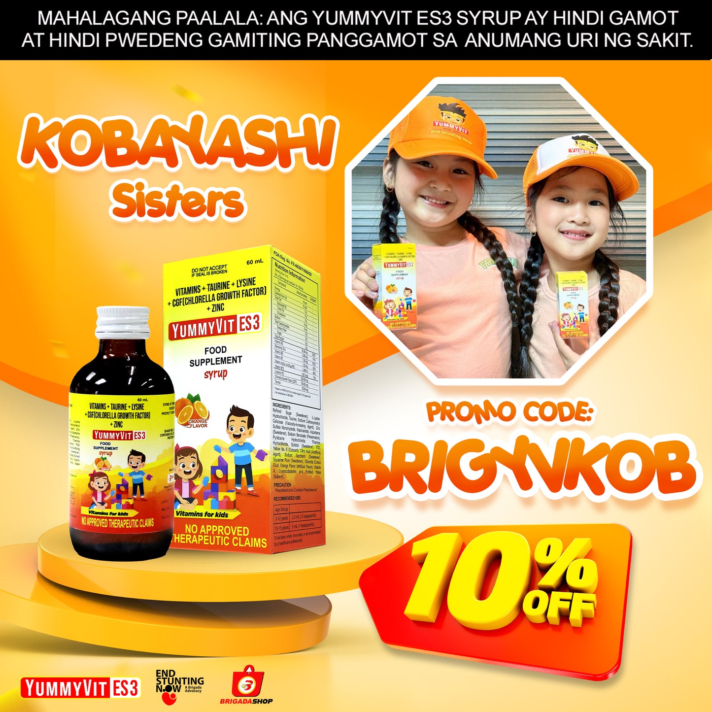 YummyVit (Kobayashi Sisters 10% Discount)