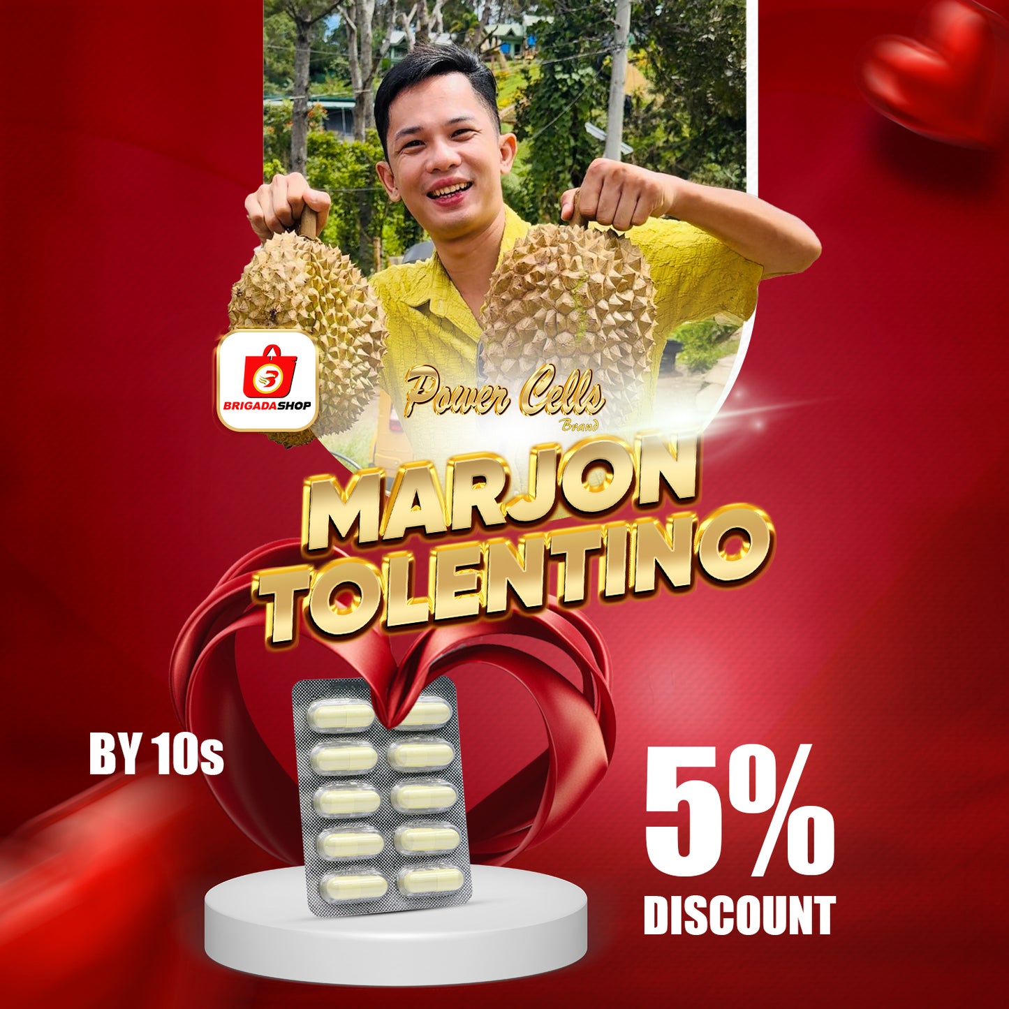 Power Cells Herbal Capsule (Marjon Tolentino 5% Discount)