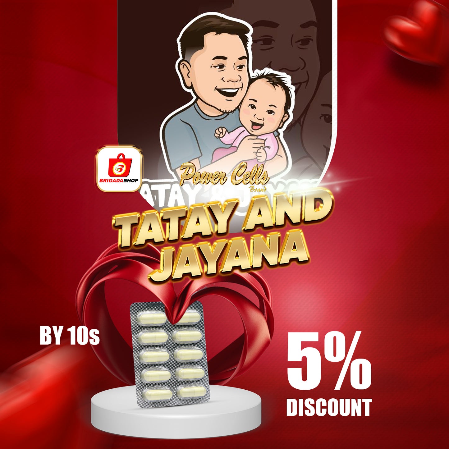 Power Cells Herbal Capsule (Tatay & JayAna 5% Discount)