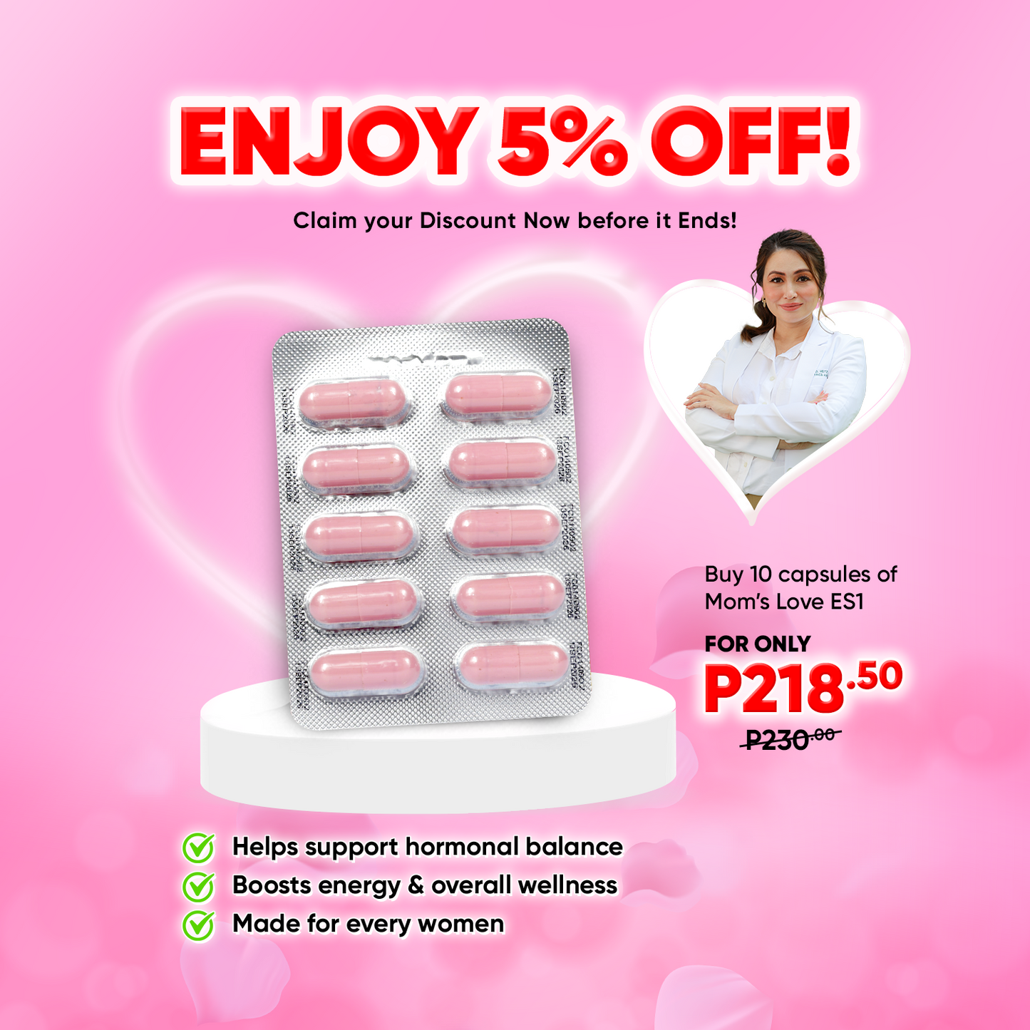 Mom's Love ES1 (Dr. Aliah Heitz 5% Discount)