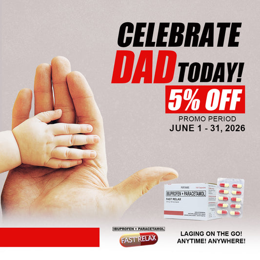 Fast Relax Ibuprofen + Paracetamol (Father's Day 5% Discount)
