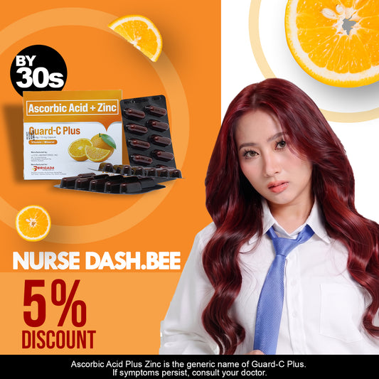 Guard-C Plus Ascorbic Acid + Zinc (NURSE DASH BEE 5% Discount)