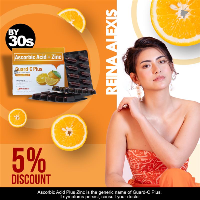 Guard-C Plus Ascorbic Acid + Zinc (Reina Alexis 5 % Discount)