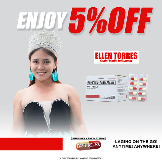 Fast Relax Ibuprofen + Paracetamol (Ellen Torres 5% Discount)