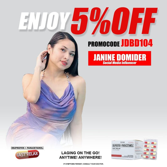Fast Relax Ibuprofen + Paracetamol (Janine Domider 5% DISCOUNT)