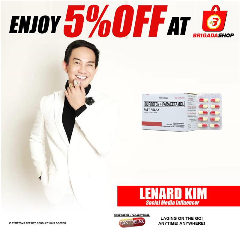 Fast Relax Ibuprofen + Paracetamol (Lenard Kim 5% Discount)