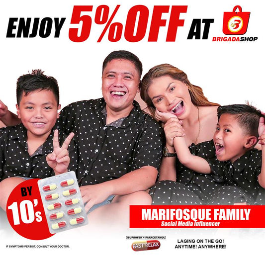 Fast Relax Ibuprofen + Paracetamol (Marifosque Family 5% Discount)