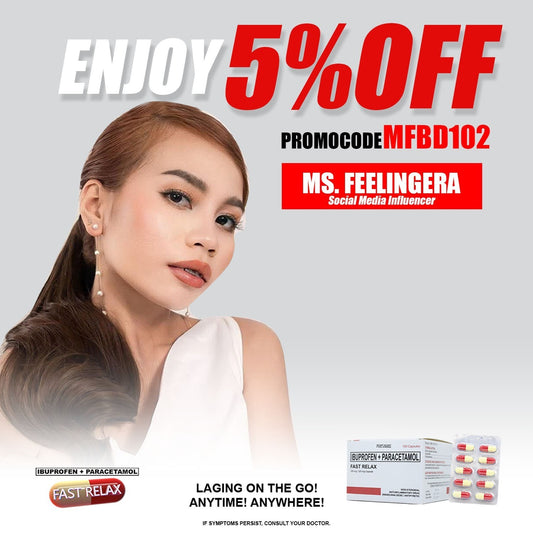 Fast Relax Ibuprofen + Paracetamol (Ms. Feelingera 5% DISCOUNT)