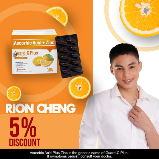 Guard-C Plus Ascorbic Acid + Zinc (RION CHENG 5% Discount)