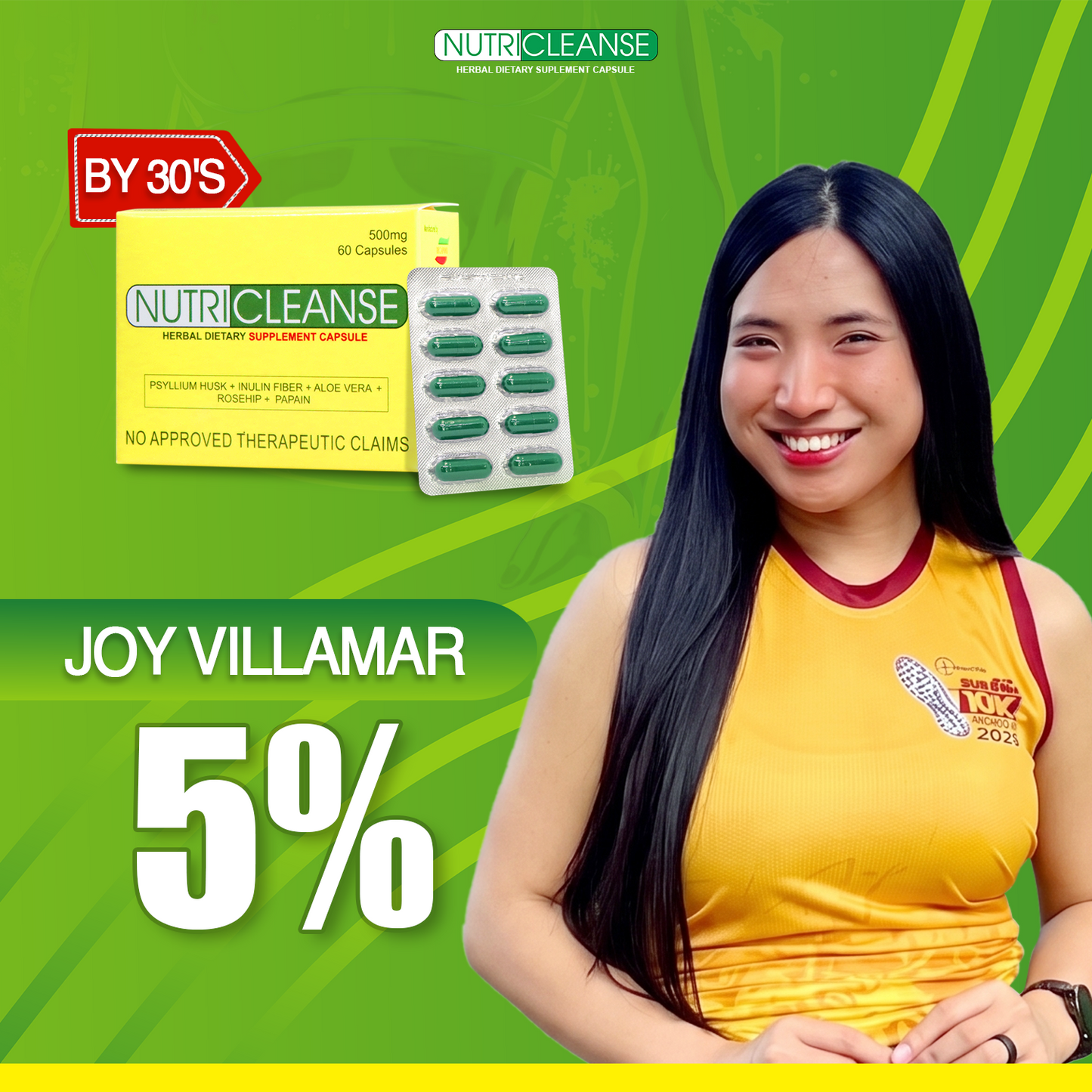 Nutricleanse Herbal Capsule (Joy Villamar 5% Discount)