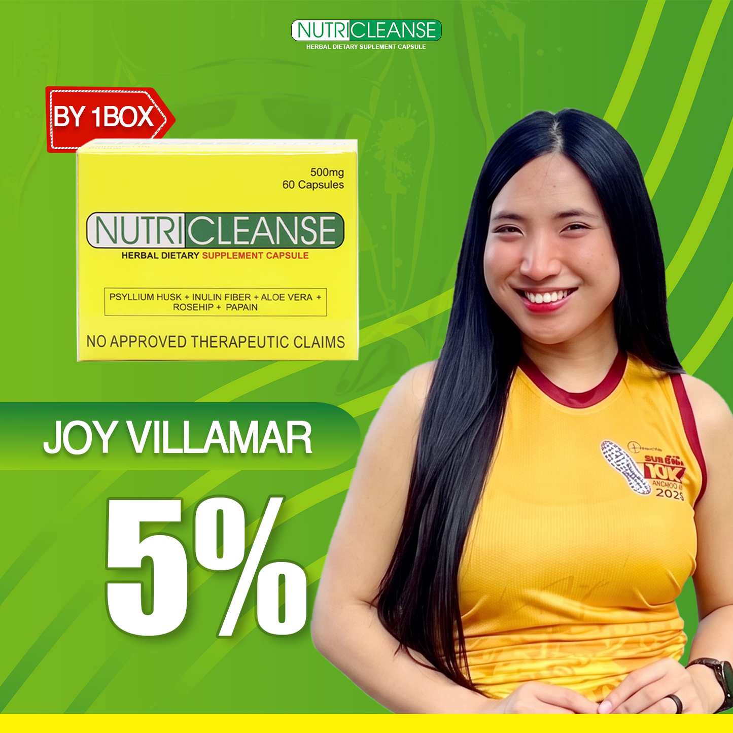 Nutricleanse Herbal Capsule (Joy Villamar 5% Discount)