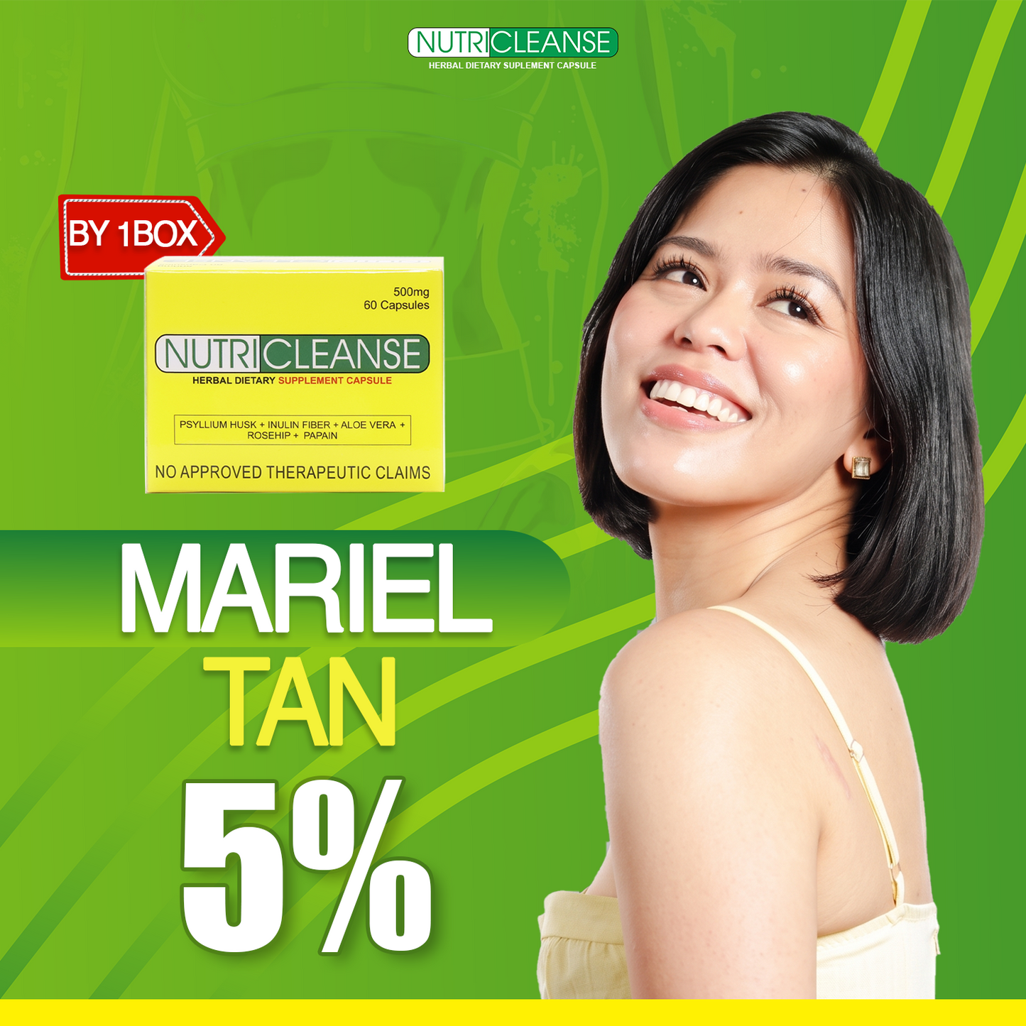 Nutricleanse Herbal Capsule (Mariel Tan 5% Discount)