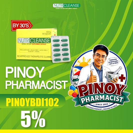 Nutricleanse Herbal Capsule (Pinoy Pharmacist 5% Discount)