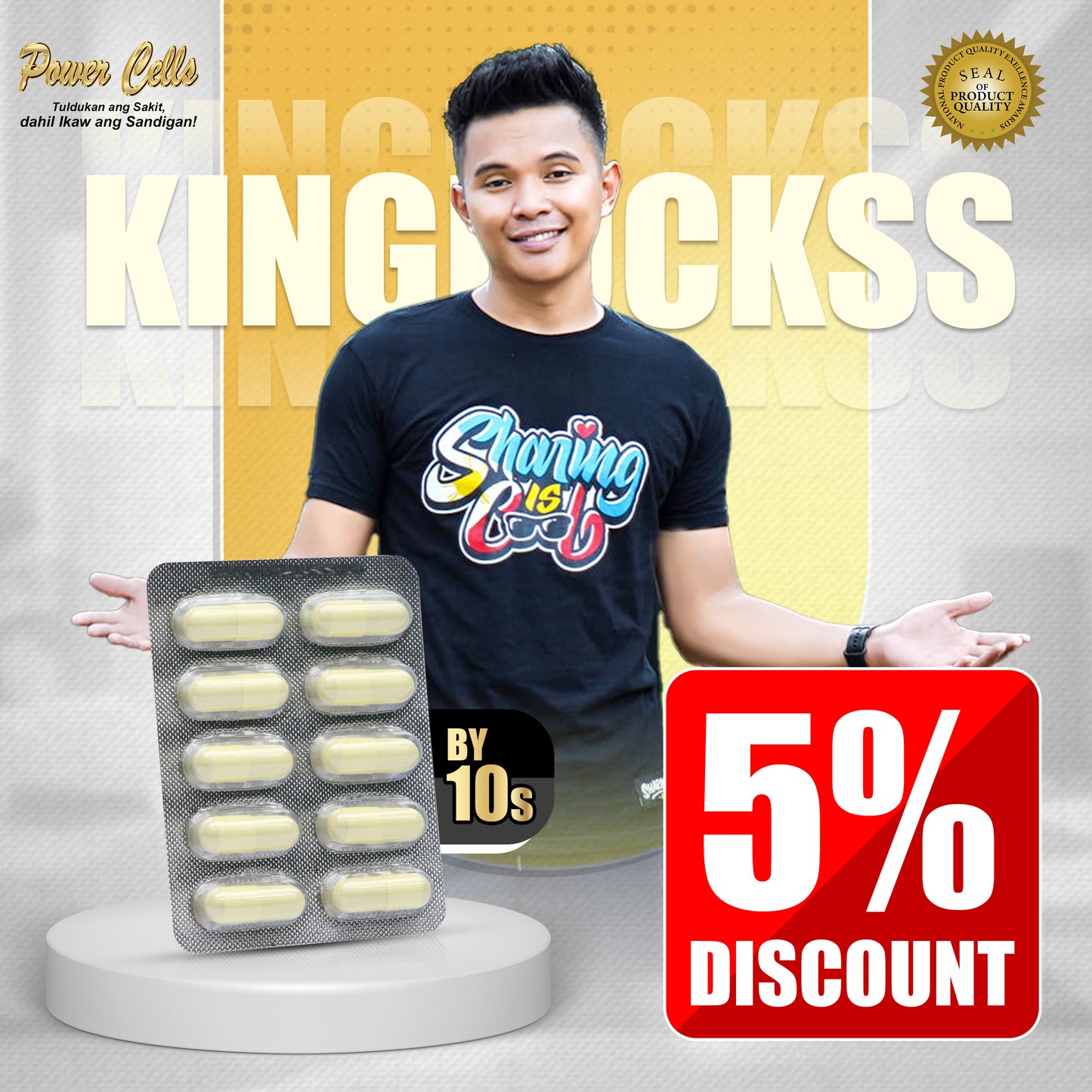 Power Cells Herbal Capsule ( Kingluckss 5% Discount)