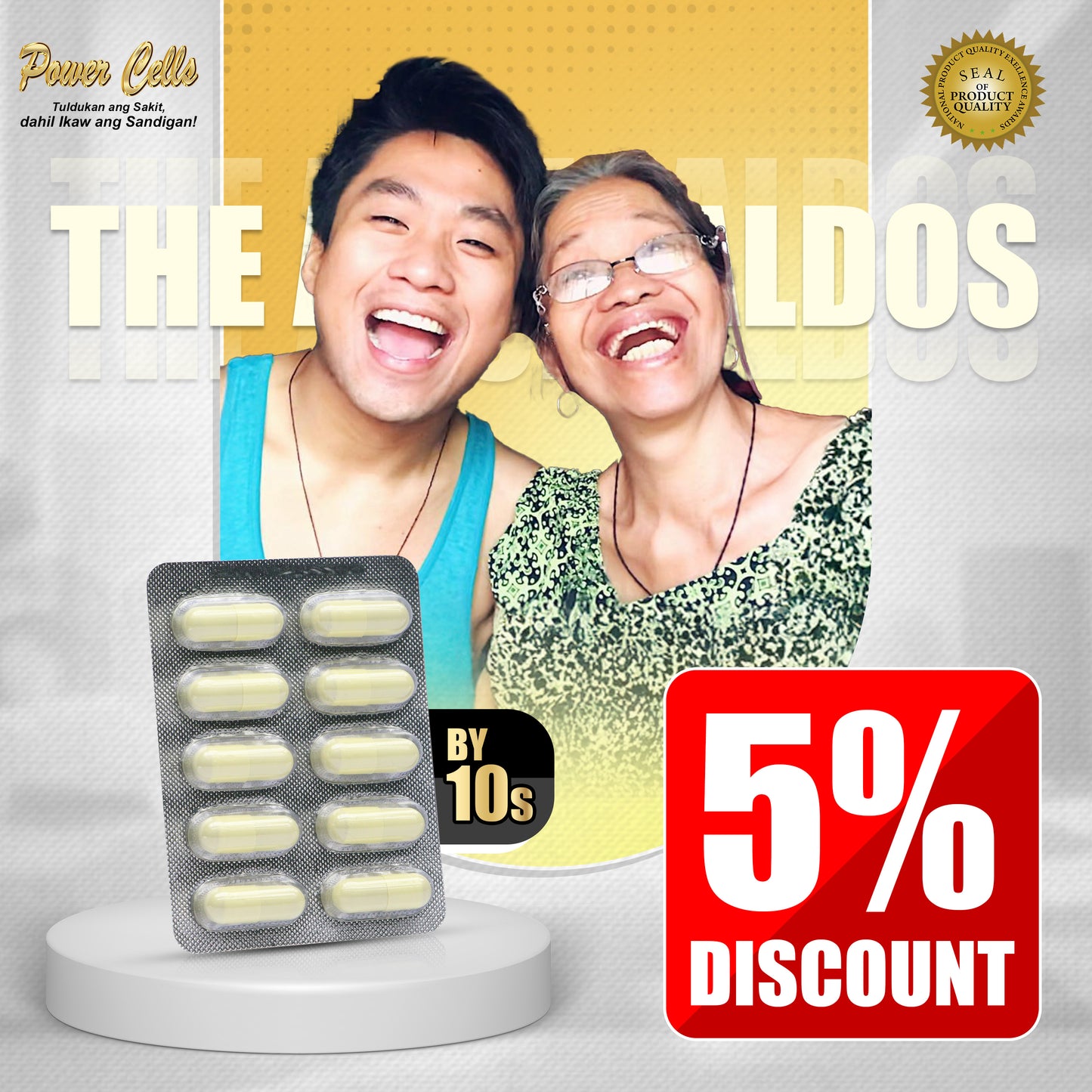 Power Cells Herbal Capsule ( The Aguinaldos 5% Discount)