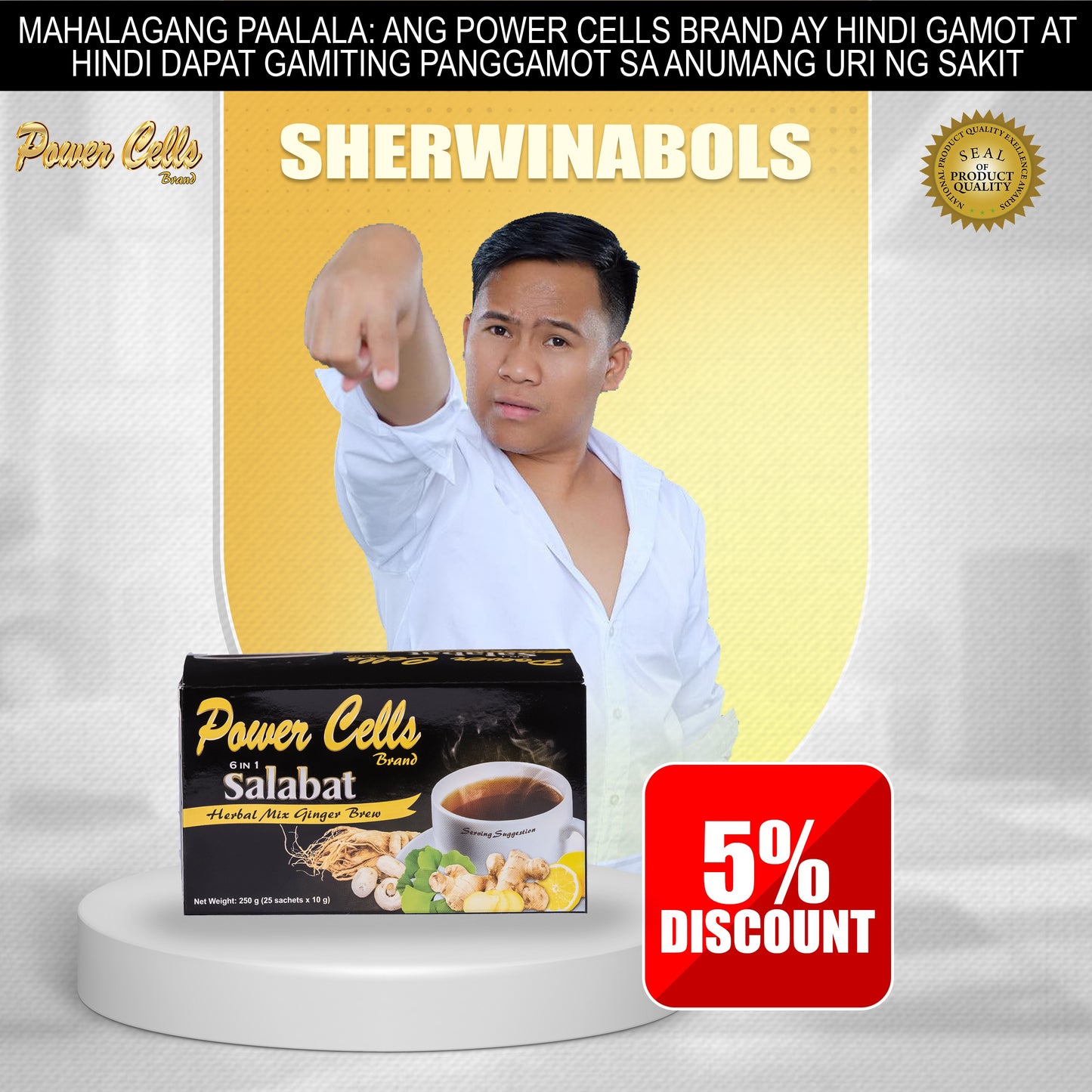 Power Cells 6in1 Salabat (Sherwinabols 5% Discount)