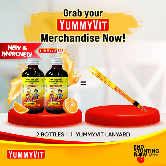 YummyVit ES3 120ml Buy 2 Get 1 Lanyard