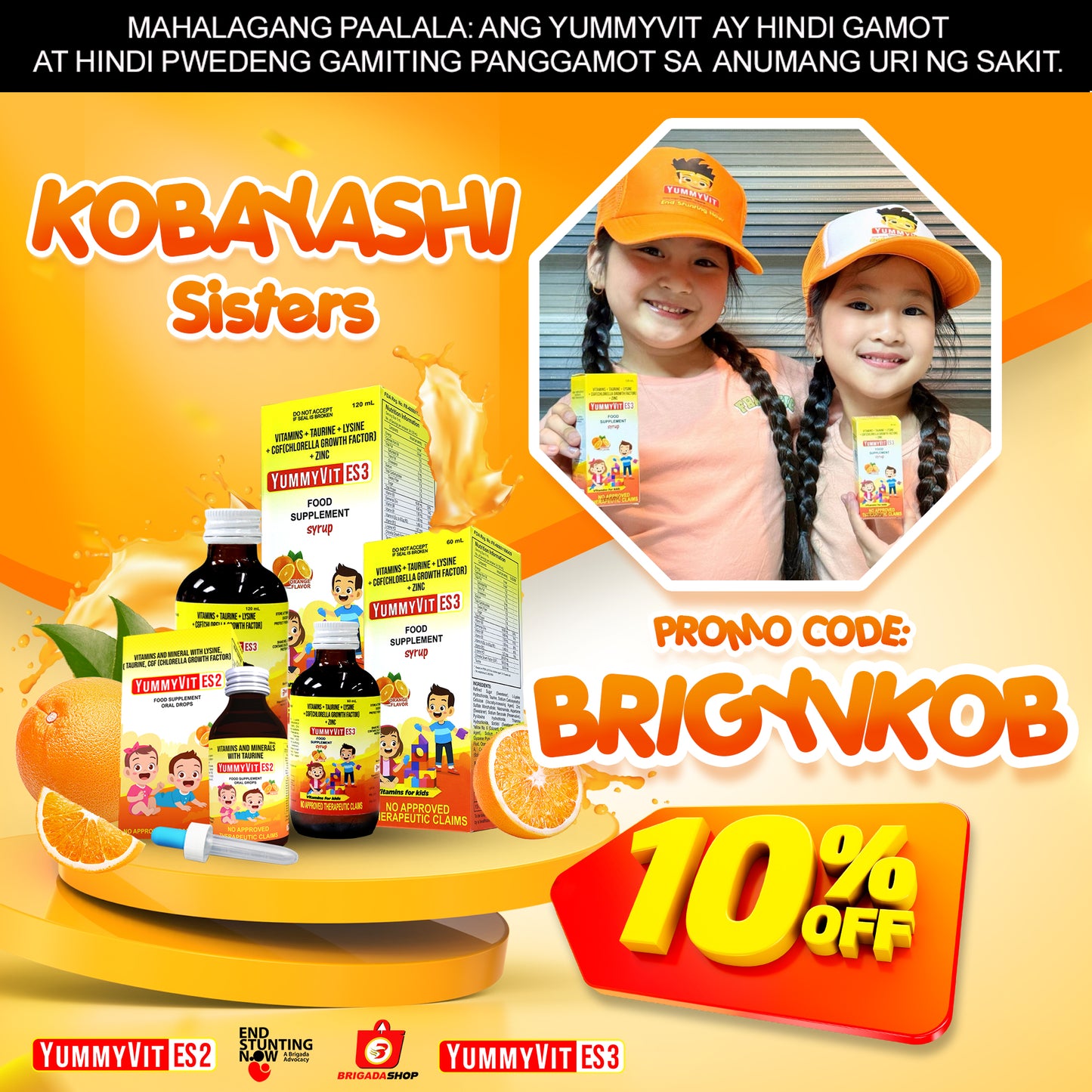 YummyVit (Kobayashi Sisters 10% Discount)