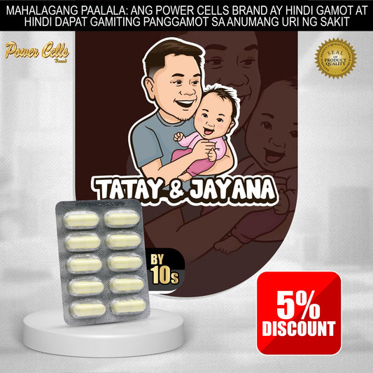 Power Cells Herbal Capsule (Tatay & JayAna 5% Discount)