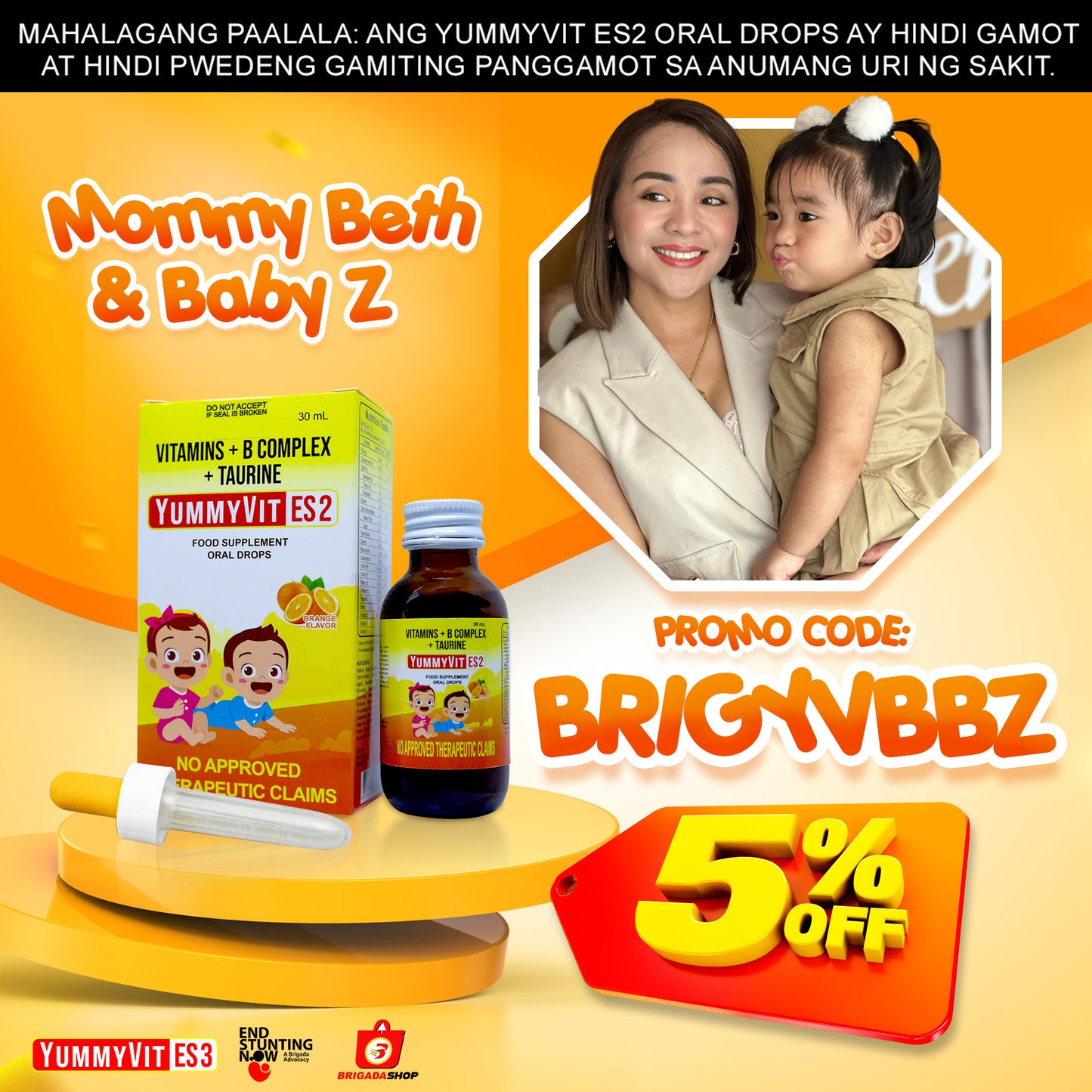 YummyVit (Mommy Beth & Baby Z 5% Discount)