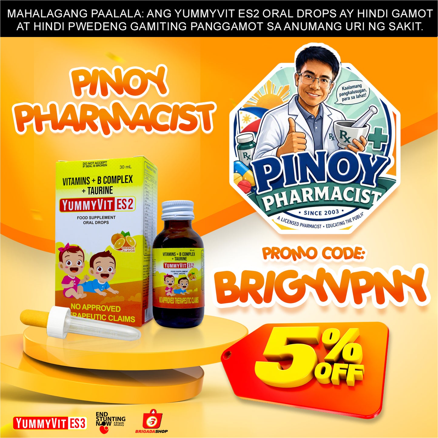 YummyVit (Pinoy Pharmacist 5% Discount)